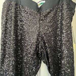 Tipsy Elves Black Sequin Pants